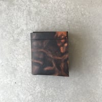 泥染革　Dew-001 二つ折財布