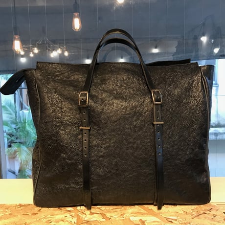 ホースシュリンク　トートバッグ 黒