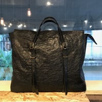 ホースシュリンク　トートバッグ 黒