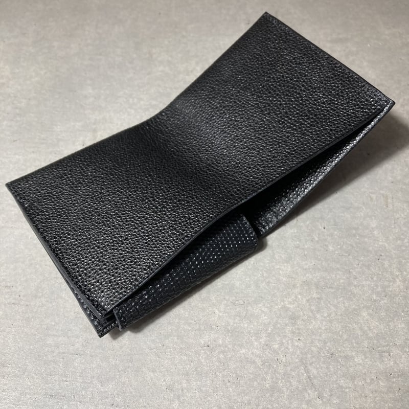 Dew-001 黒桟革×リザード | m.ripple web shop