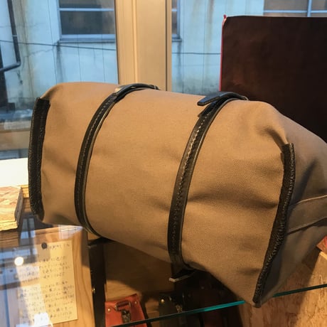 帆布トートバッグMサイズ　グレー×黒