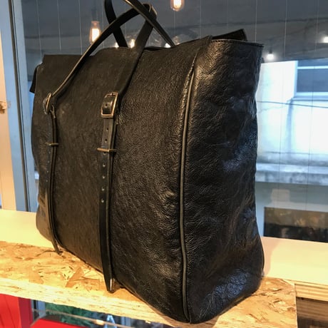 ホースシュリンク　トートバッグ 黒