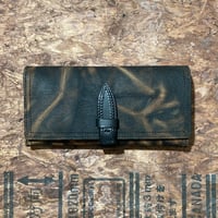 泥染　差込長財布