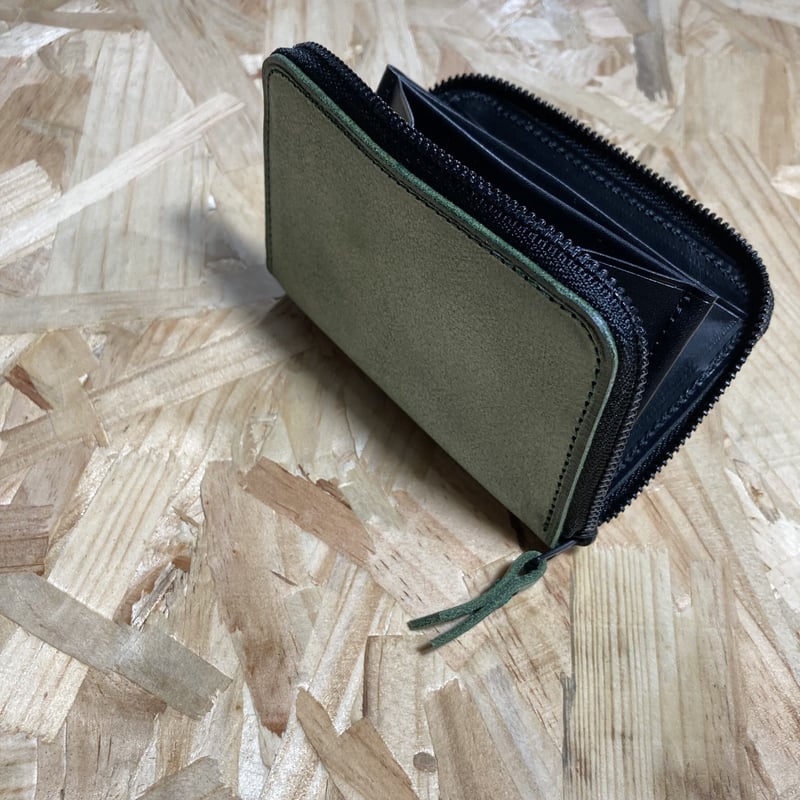 アラスカレザー ミニ財布 ジッパー付き アラスカレザー ハーフ財布 | 財布 | BAGGYPORT ONLINE STORE