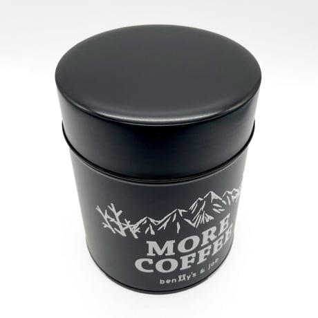 more coffee / 珈琲缶　マットブラック（限定色）