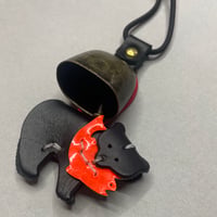 クマシャケ鈴（リフレクター、マグネット付き）