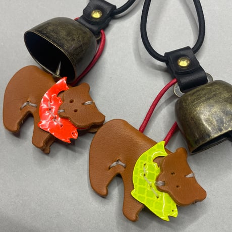 クマシャケ鈴（リフレクター、マグネット付き）