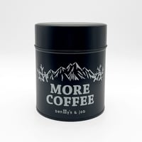 more coffee / 珈琲缶　マットブラック（限定色）