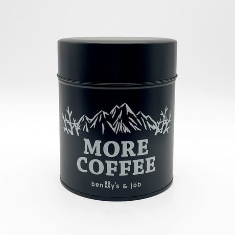more coffee / 珈琲缶　マットブラック（限定色）