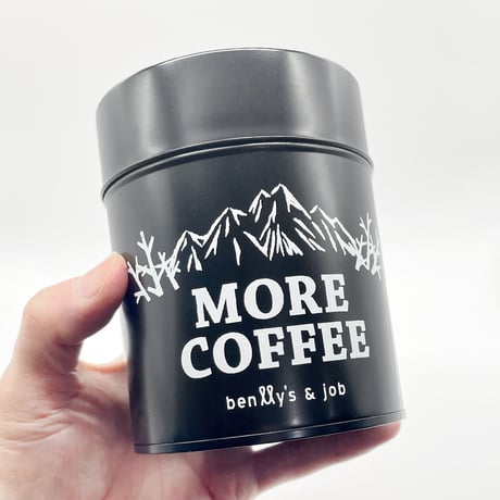 more coffee / 珈琲缶　マットブラック（限定色）