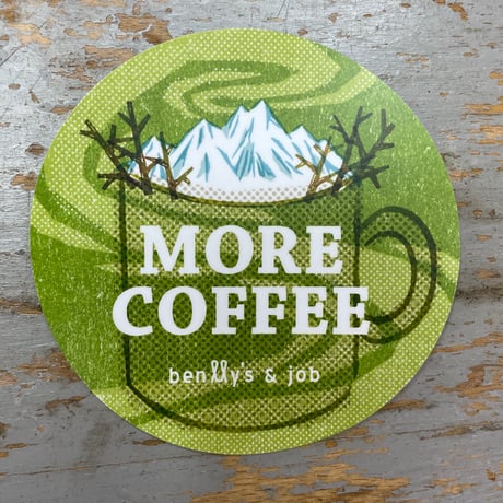 MORE COFFEE ステッカー  復刻版