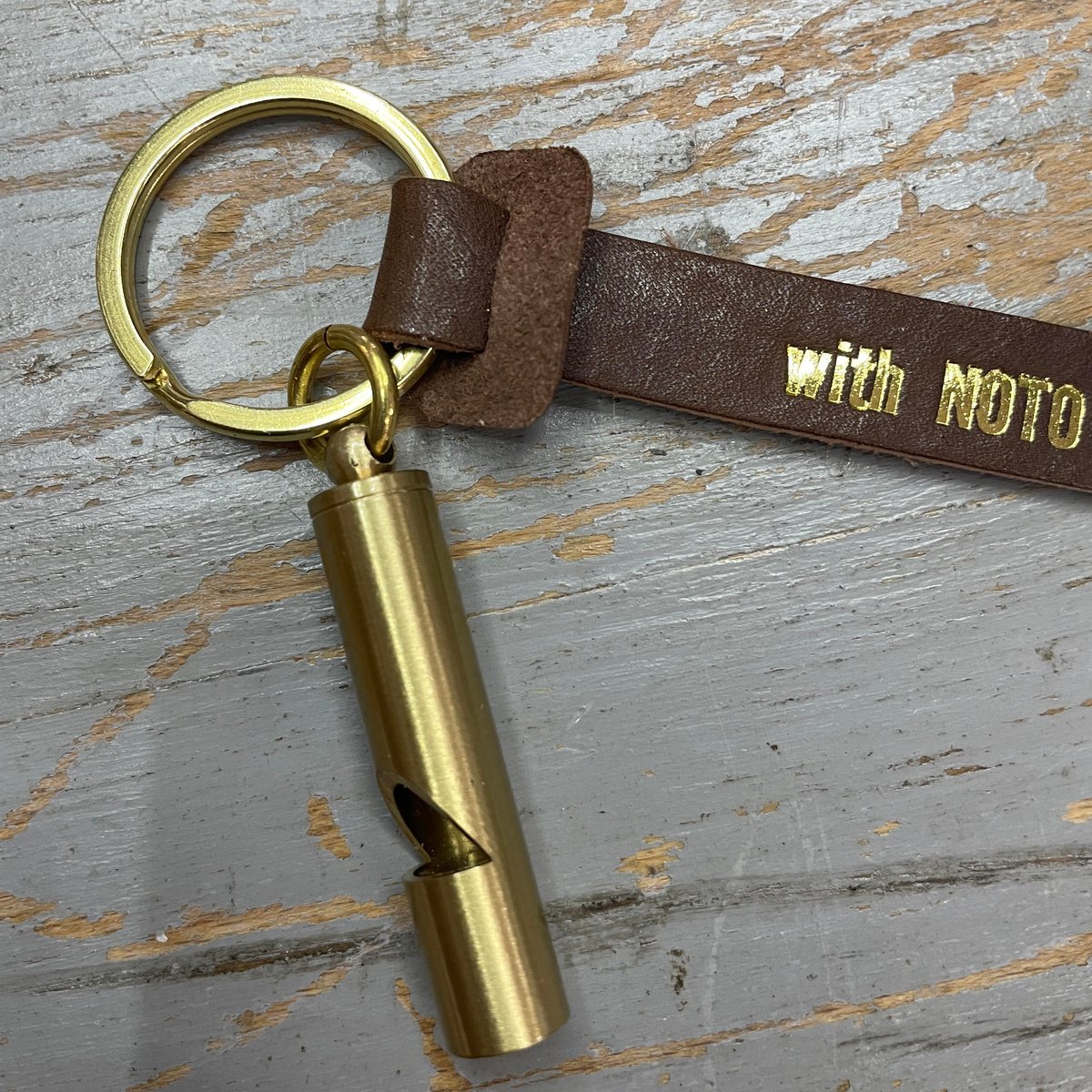with NOTO} Brass Whistle (売上の500円が寄付されます。） |