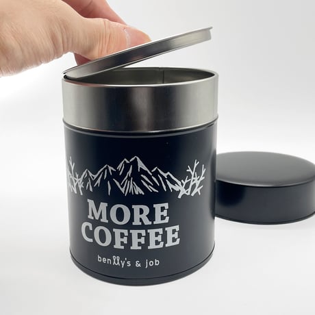 more coffee / 珈琲缶　マットブラック（限定色）
