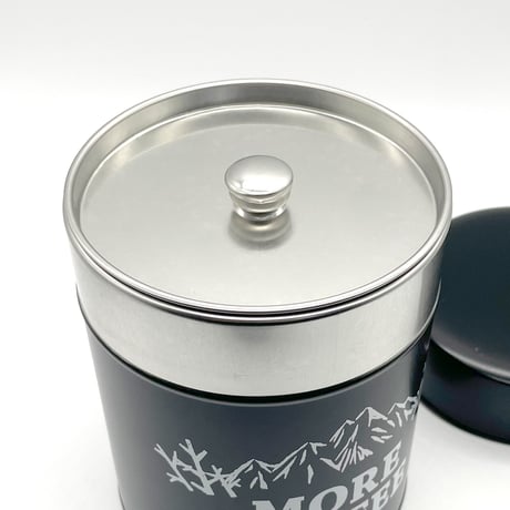 more coffee / 珈琲缶　マットブラック（限定色）