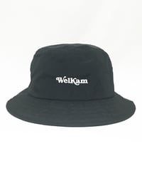 WELKAM SKATEBOARDS ナイロンバケットハット ＜BLACK／NAVY＞