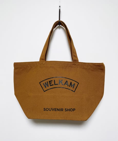 WELKAM ランチトート ＜NATURAL／LIGHT GREY／CAMEL＞
