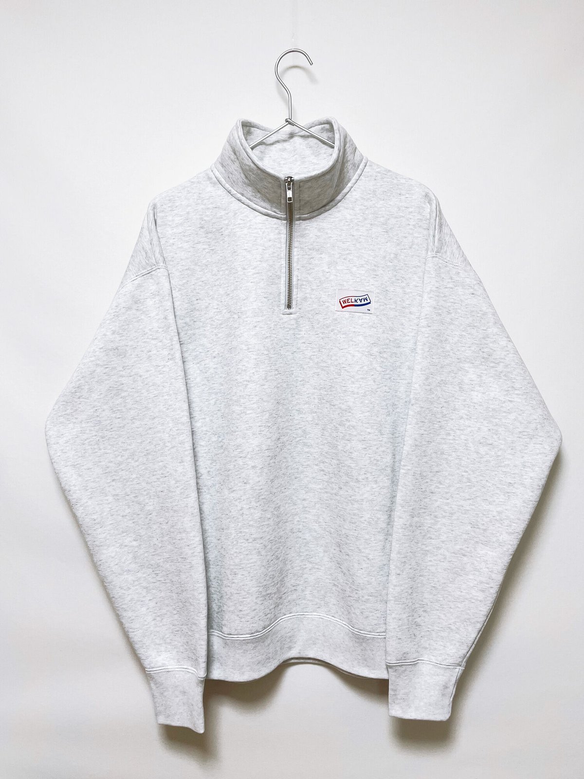 REVERSAL ハーフジップスウェット<BLACK/ASH> | WELKAM ONLINE REVERSAL ハーフジップスウェット<BLACK/ASH> | WELKAM ONLINE