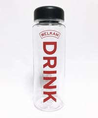 WELKAM DRINK リユースボトル ＜CLEAR／BLACK＞