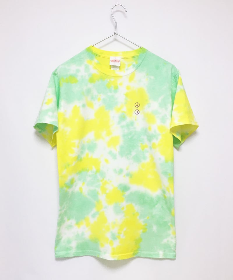 peaceminusone TYE-DYE タイダイ柄 Tシャツ #1 peaceminusone TYE-DYE