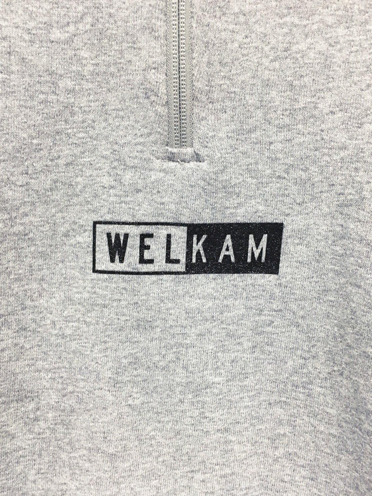 WEL/KAM ハーフジップスウェット ＜BLACK／GRAY＞ | WELKAM ONLIN