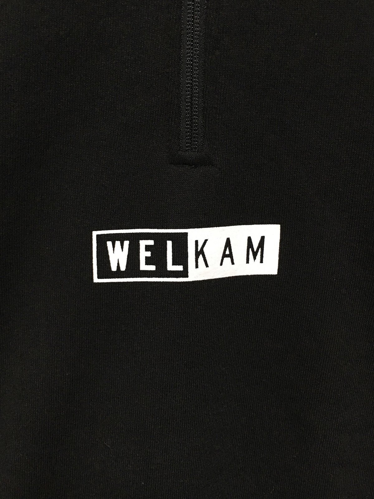 WEL/KAM ハーフジップスウェット ＜BLACK／GRAY＞ | WELKAM ONLIN