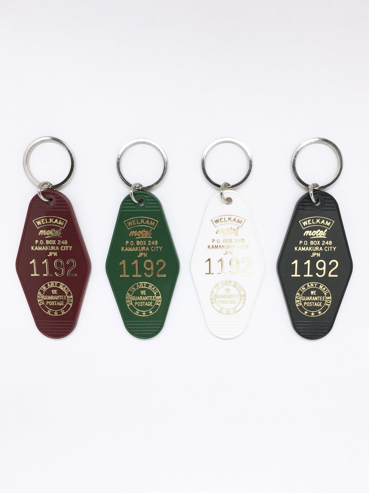 WELKAM MOTEL キーホルダー ＜9 COLORS＞ | WELKAM ONLINE