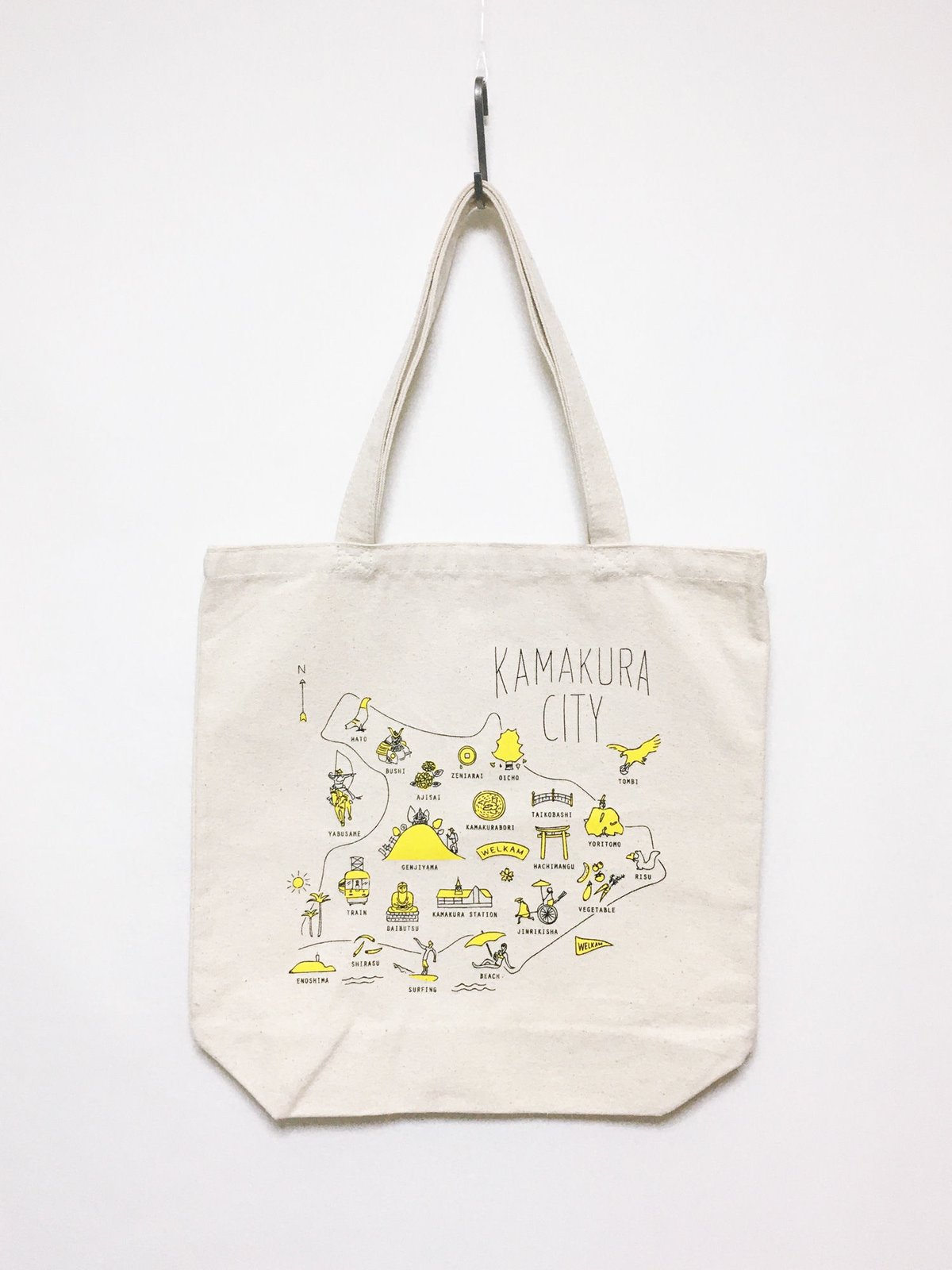 MAP トートバッグ ＜NATURAL＞ | WELKAM ONLINE SHOP