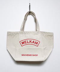 WELKAM ランチトート ＜NATURAL／LIGHT GREY／CAMEL＞