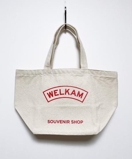 WELKAM ランチトート ＜NATURAL／LIGHT GREY／CAMEL＞