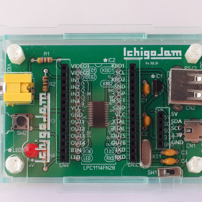 アクリルケース for IchigoJam T・S（レッド / ブルー