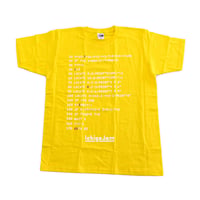 IchigoJam BASIC Tシャツ(黄系)