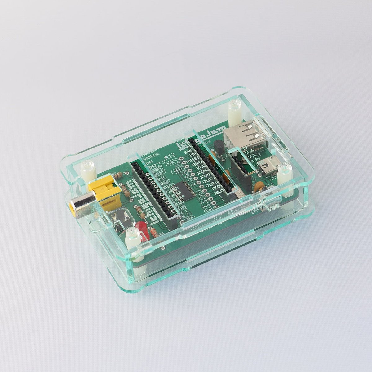 アクリルケース for IchigoJam T・S（クリア / ガラス