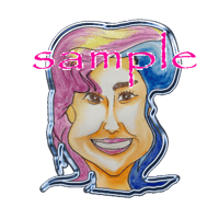 人物顔のアイコン画像640×640ピクセル・女性