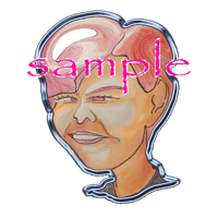 人物顔のアイコン画像640×640ピクセル・女性