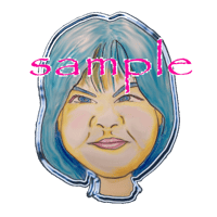 人物顔のアイコン画像640×640ピクセル・女性