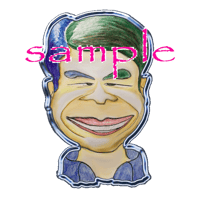 人物顔のアイコン画像640×640ピクセル・男性