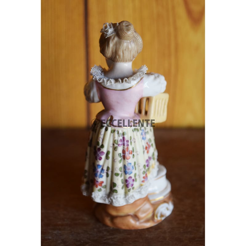 Sitzendorf ジッツェンドルフ　陶磁器 SITZENDORF】ジッツェンドルフ 天使と花の鏡 - アンティック 姉妹社