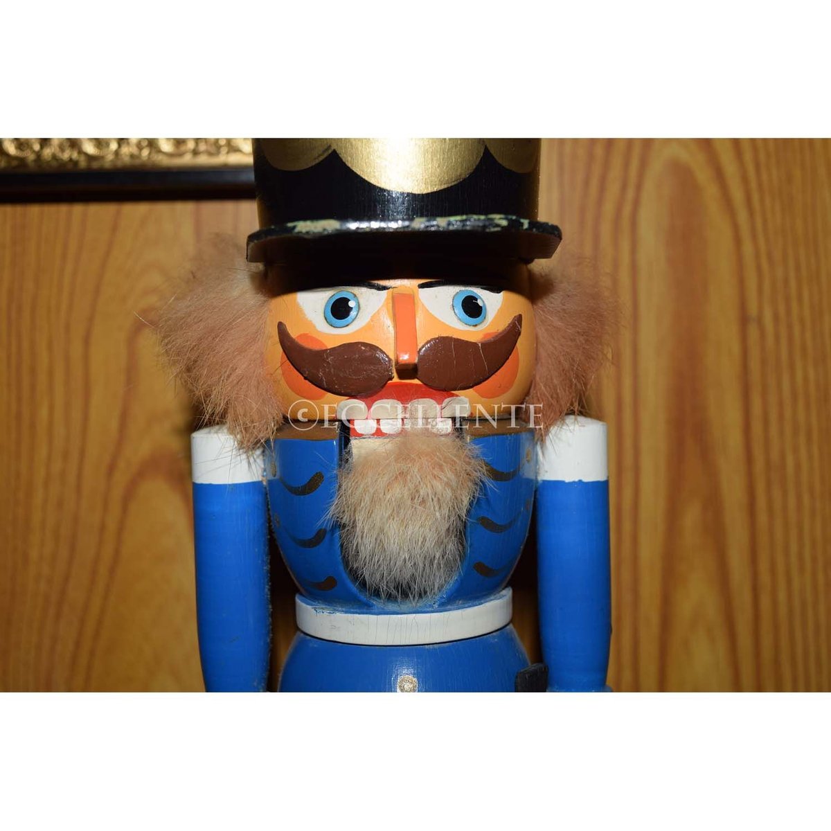 ヴィンテージ雑貨】くるみ割り人形 26cm（ブルー） | ECCELLENTE