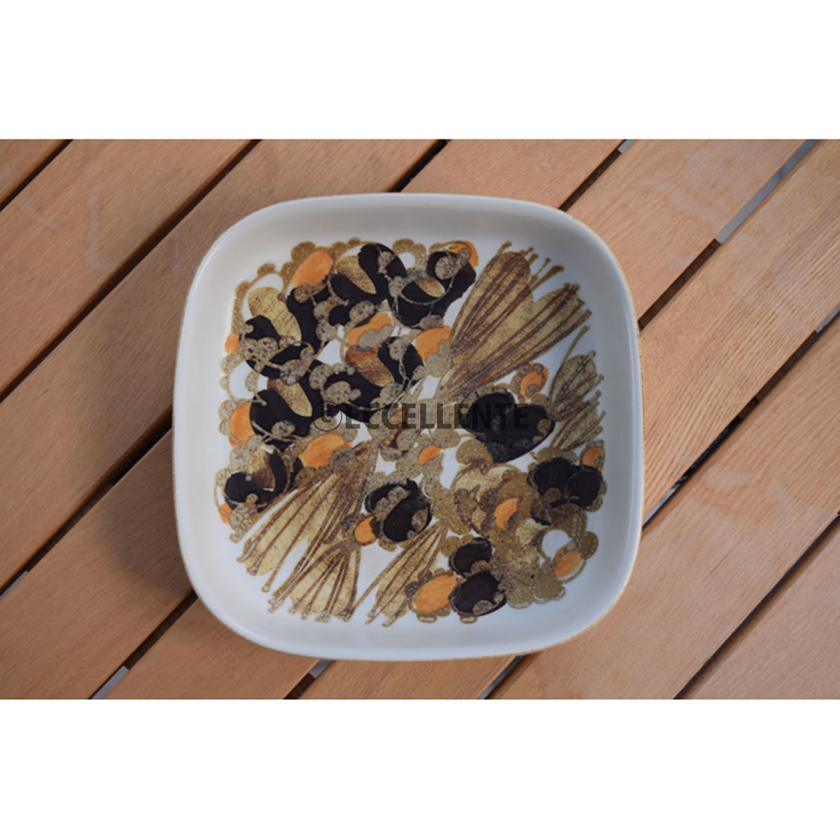 ヴィンテージ Royal Copenhagen Baca バッカ スクエア プレート | 北欧