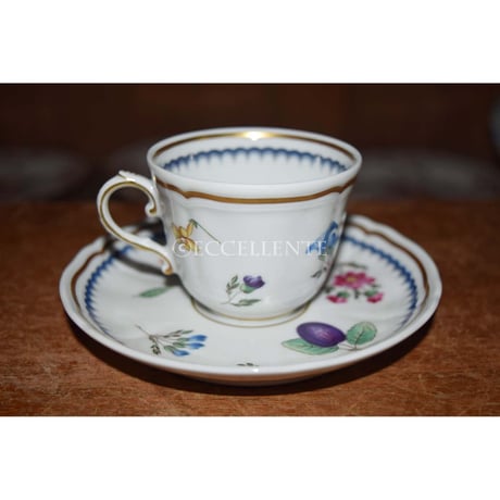 【リチャード・ジノリ】イタリアンフルーツ　コーヒーカップ＆ソーサー