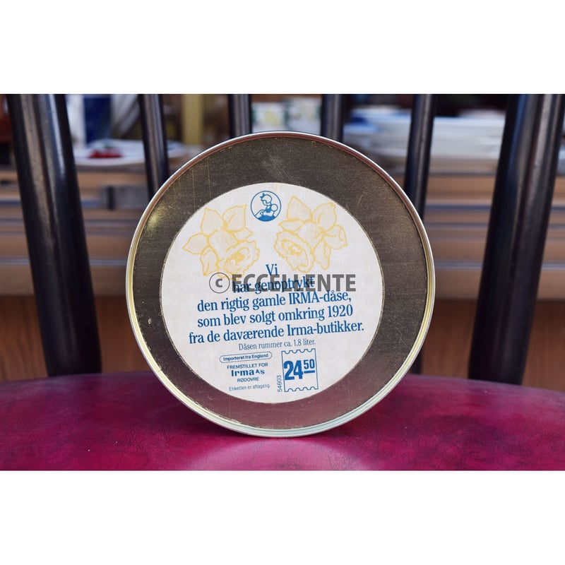 北欧ヴィンテージ】【イヤマ】イヤマちゃん レトロブリキ缶 LL