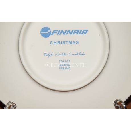 【北欧ヴィンテージ】【アラビア x フィンエアー】【ヘルヤ・リウッコ・スンドストロム】陶板　クリスマス