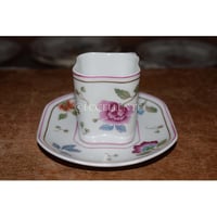 【ヴィンテージ洋食器】【リチャード・ジノリ】グランデューカ　デミタスカップ＆ソーサー