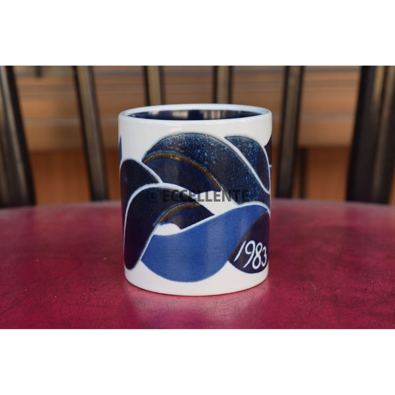 北欧ヴィンテージ】【ロイヤルコペンハーゲン】アニュアルマグ 1983 S