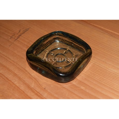【北欧ヴィンテージ】【ボダ】【エリック・ホグラン】アッシュトレイ（四角形）6cm　グレー