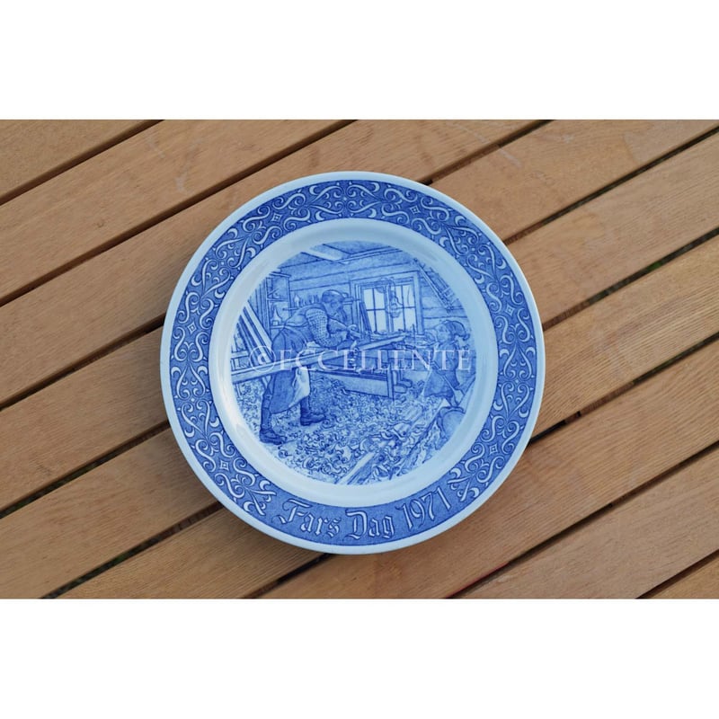ロールストランド カールラーション 飾り皿 ロールストランド カールラーションの絵皿1991年 スウェーデン