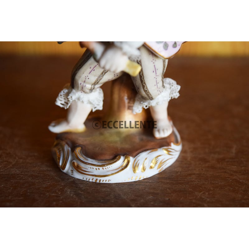 Sitzendorf ジッツェンドルフ　陶磁器 SITZENDORF】ジッツェンドルフ 天使と花の鏡 - アンティック 姉妹社