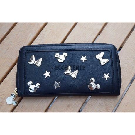 【プライマーク】PRIMARK x DISNEY　ミッキー＆ミニーモチーフスタッズウォレット