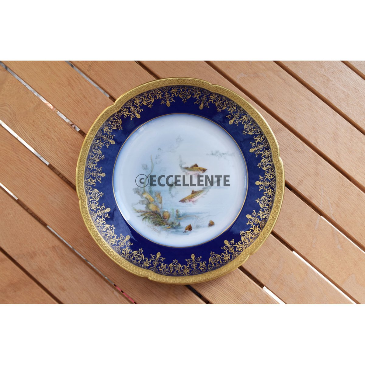 リモージュ マダムポンパドゥール ディナー プレート ハンドペイント a