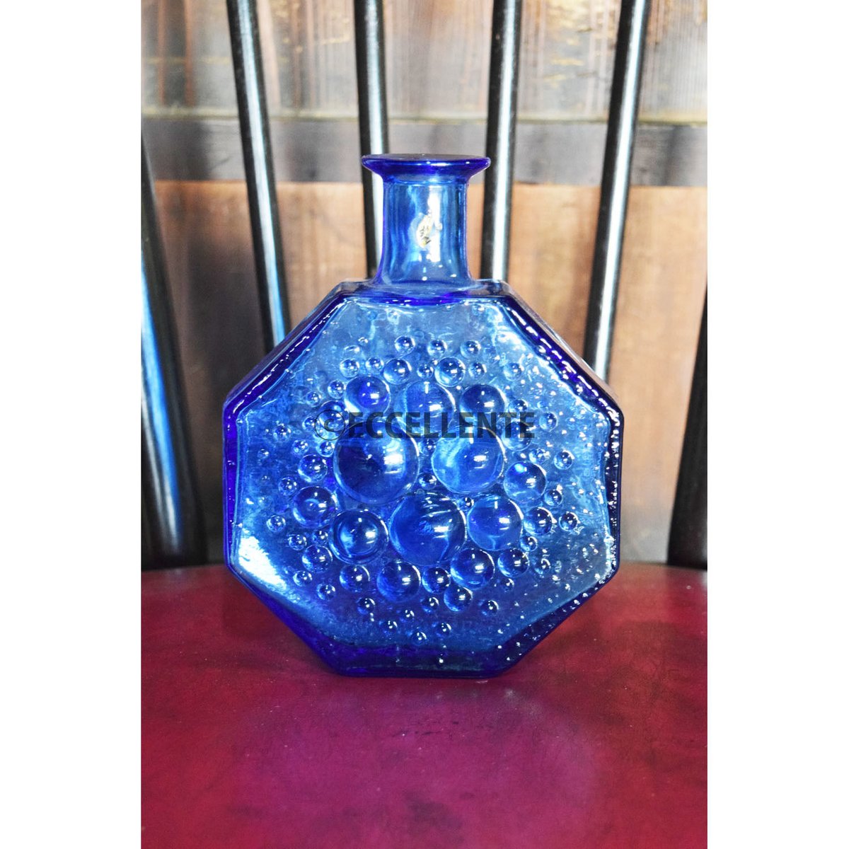 リーヒマエン・ラシ　ステラポラリス　花瓶　ブルー 北欧ヴィンテージ】【リーヒマエン・ラシ】【ナニー・スティル】ステラ